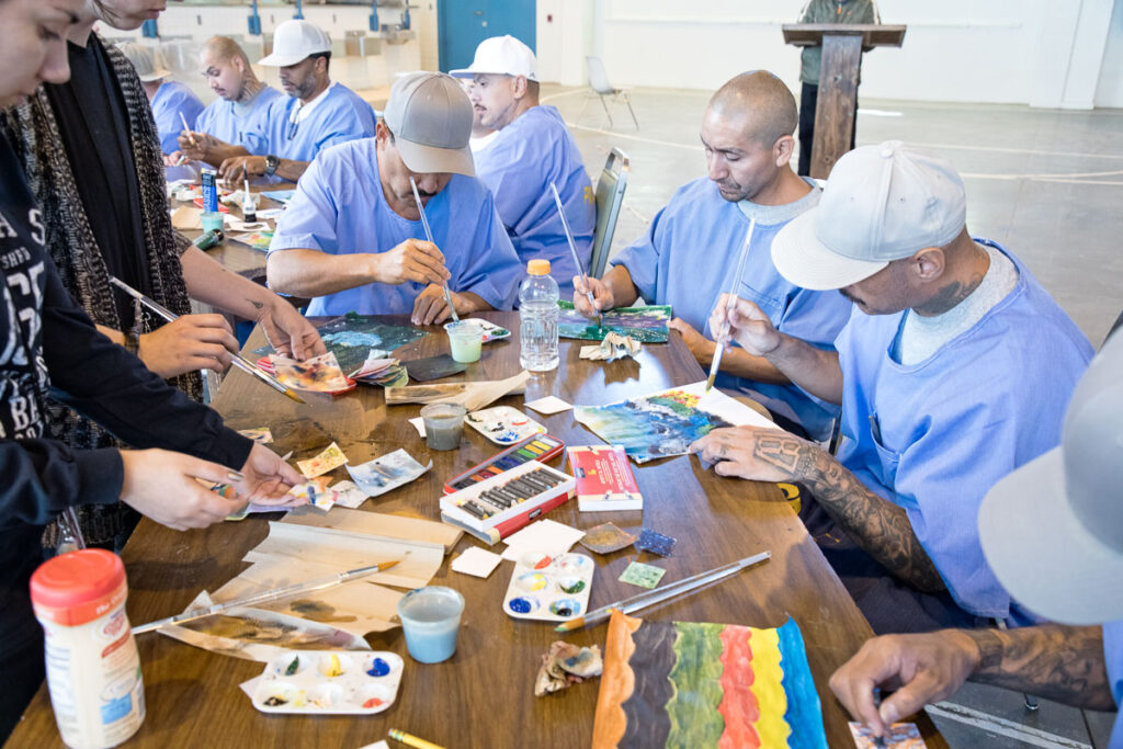 Visual Art Classes at Lancaster State Prison - 2017 April