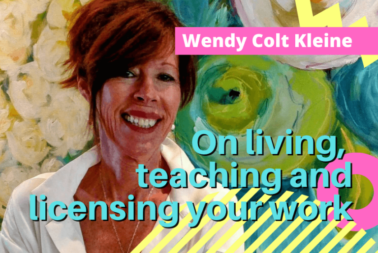 San Diego artist Wendy Colt Kleine on living life, teaching art, and licensing your artwork